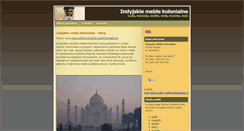 Desktop Screenshot of indyjskie-meble-kolonialne.pl