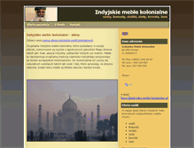 Tablet Screenshot of indyjskie-meble-kolonialne.pl